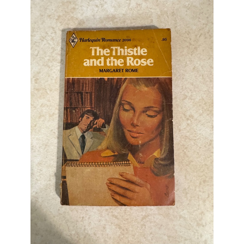 The Thistle and the Rose Margaret Rome Harlequin Romance 2096 Vintage 1977 Book